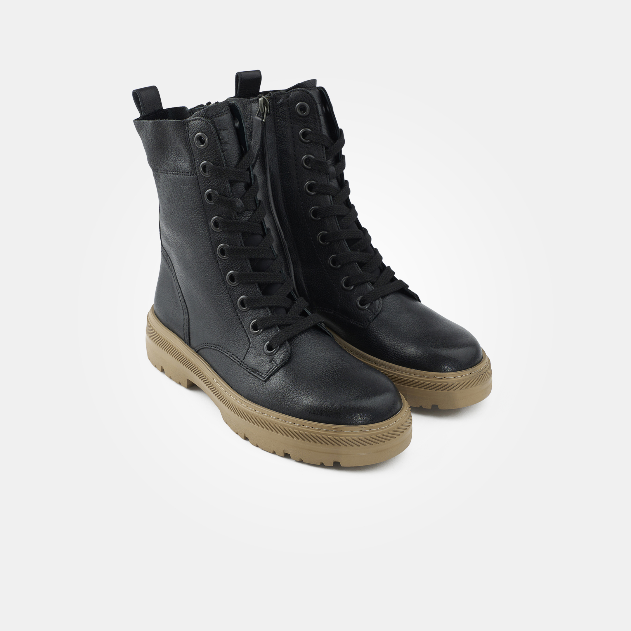 SUPER SOFT lace up boots in black Paul Green
